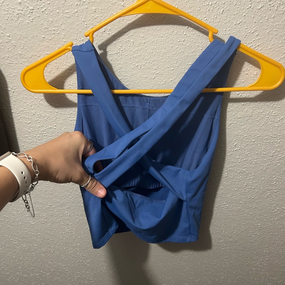 Old Navy Blue Crop Top